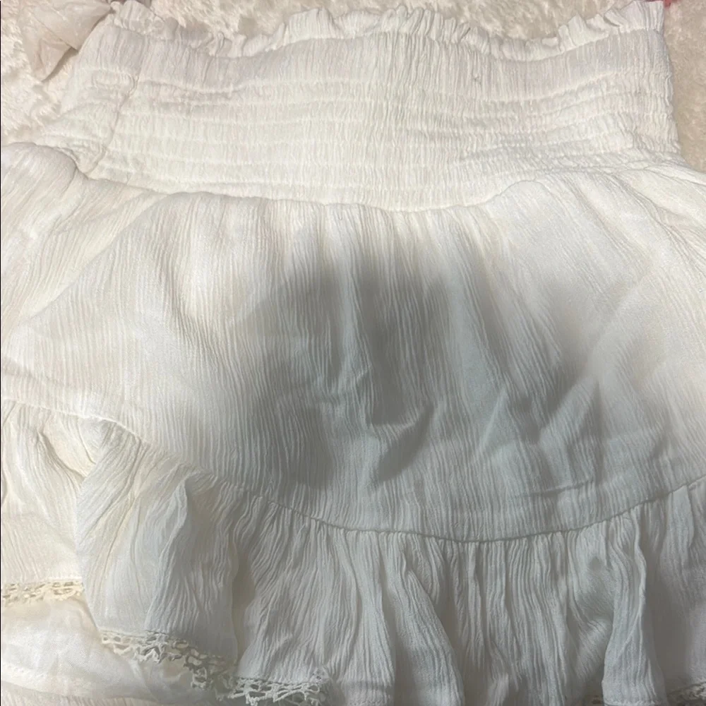 White Ruffled Skirt - Picture 3 of 3